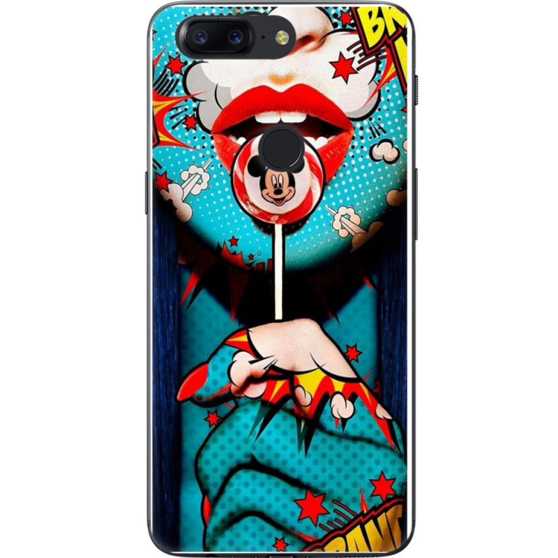 Чехол U-print OnePlus 5T Girl Pop Art