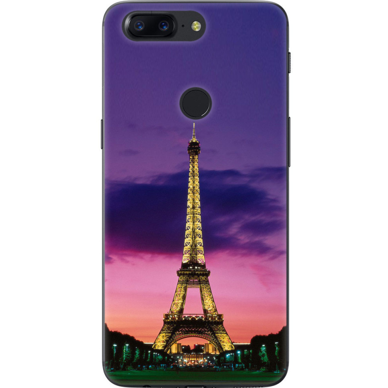 Чехол U-print OnePlus 5T Полночь в Париже
