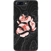 Чехол U-print OnePlus 5T Snake Rose