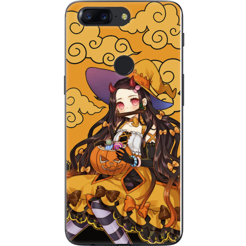 Чехол U-print OnePlus 5T Kamado Nezuko Halloween