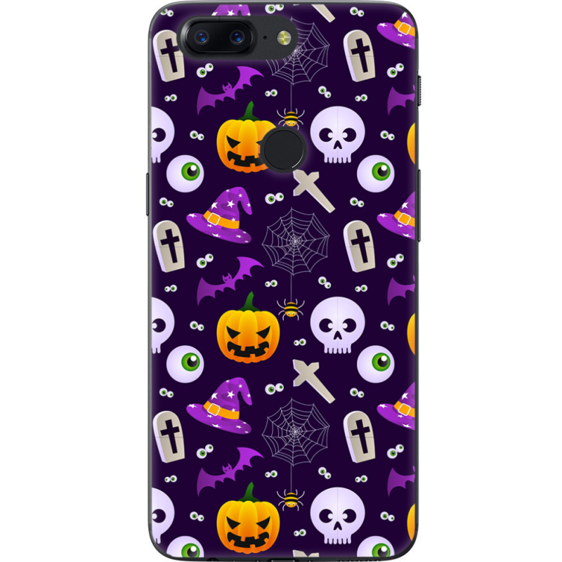 Чехол U-print OnePlus 5T Halloween Purple Mood