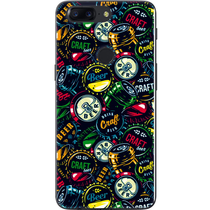 Чехол U-print OnePlus 5T Bottle Caps