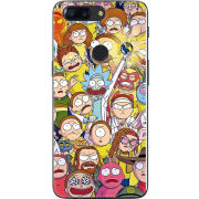 Чехол U-print OnePlus 5T Rick and Morty