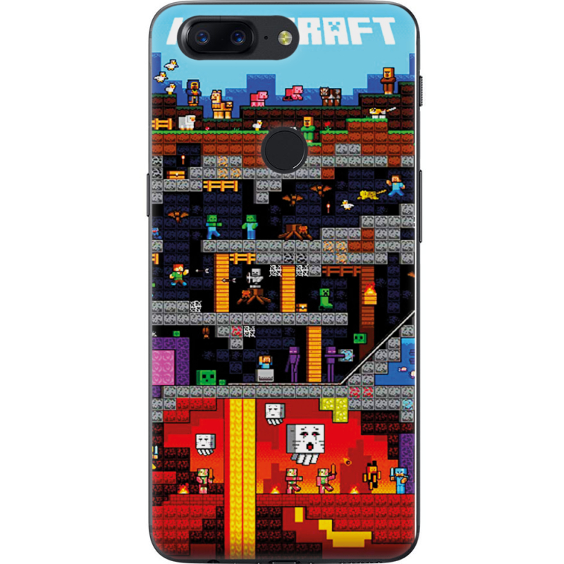 Чехол U-print OnePlus 5T Minecraft Lode Runner