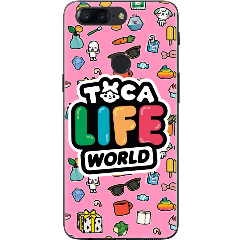 Чехол U-print OnePlus 5T Toca Boca Life World