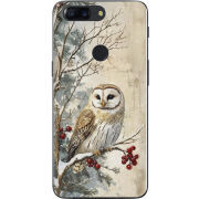 Чехол U-print OnePlus 5T Christmas Owl
