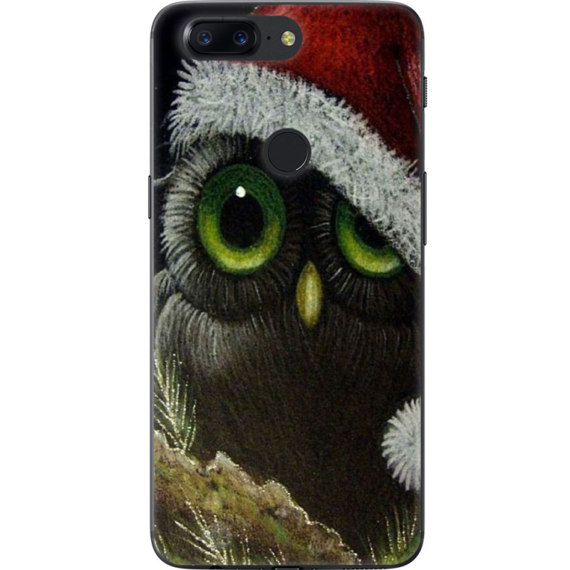 Чехол U-print OnePlus 5T Christmas Owl