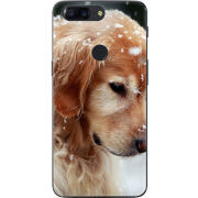 Чехол U-print OnePlus 5T Golden Retriever