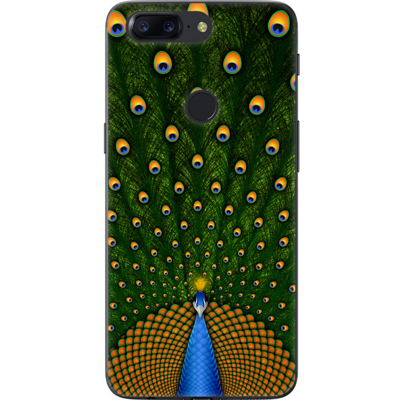 Чехол U-print OnePlus 5T Peacocks Tail