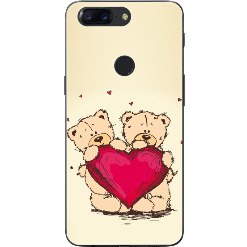 Чехол U-print OnePlus 5T Teddy Bear Love
