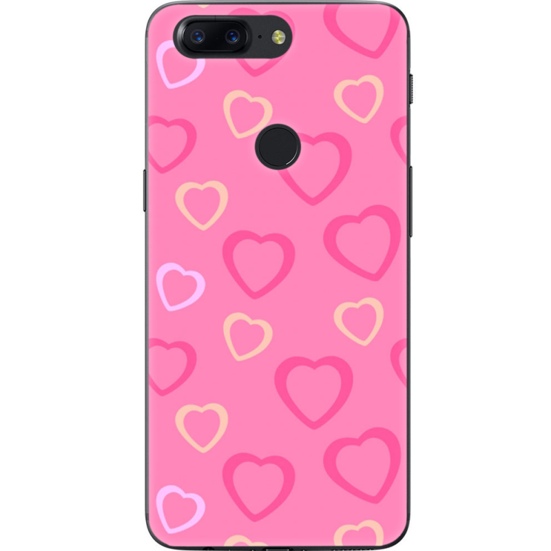 Чехол U-print OnePlus 5T Sugar Hearts