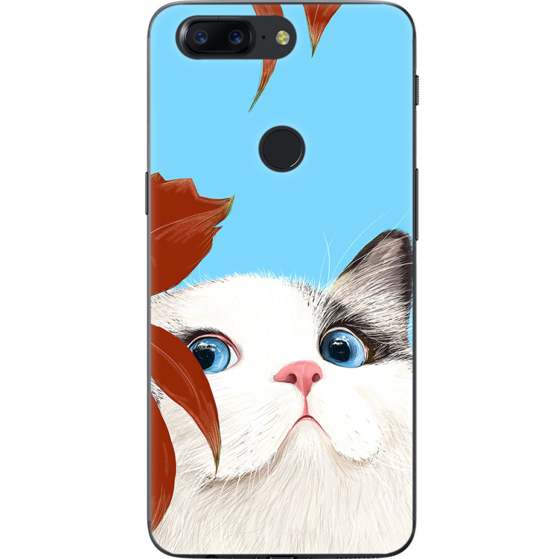 Чехол U-print OnePlus 5T Wondering Cat