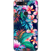 Чехол U-print OnePlus 5T flowers in the tropics