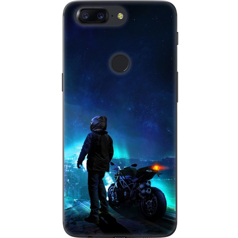 Чехол U-print OnePlus 5T Motorcyclist