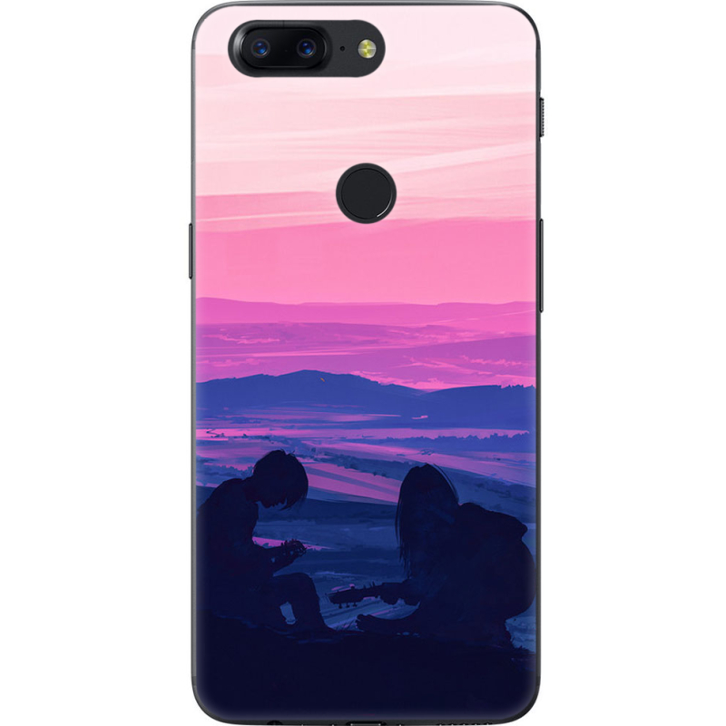 Чехол U-print OnePlus 5T Top of the World