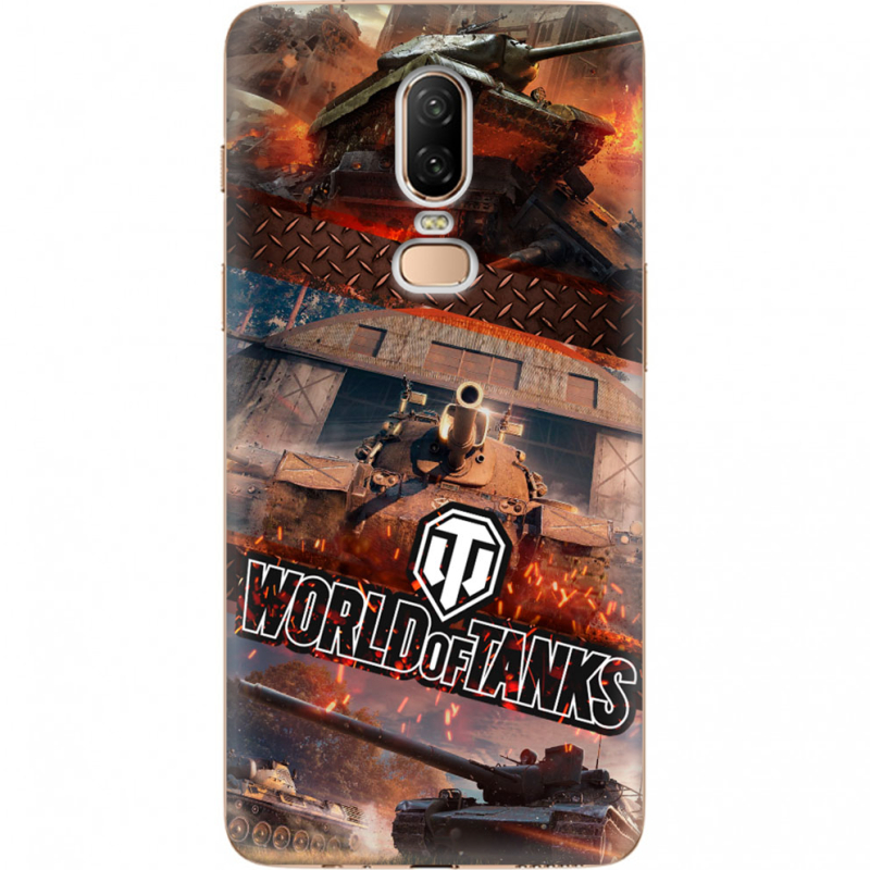 Чехол U-print OnePlus 6 World Of Tanks