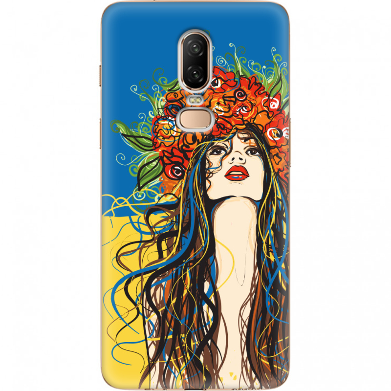 Чехол U-print OnePlus 6 Ukraine Girl