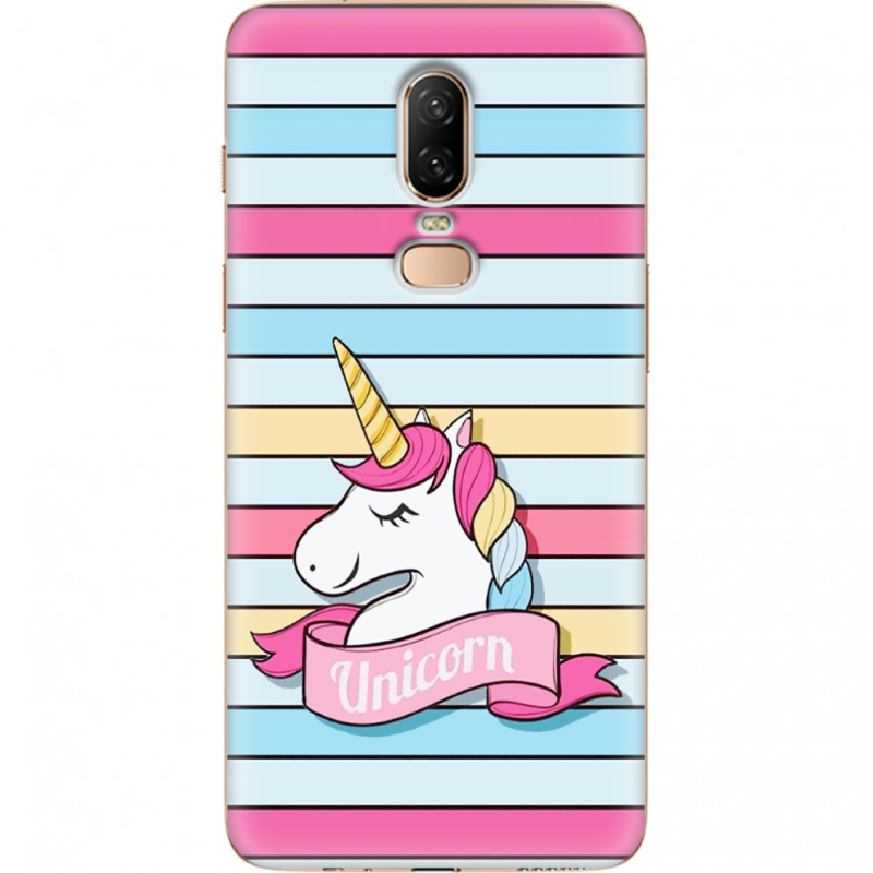 Чехол U-print OnePlus 6 Unicorn