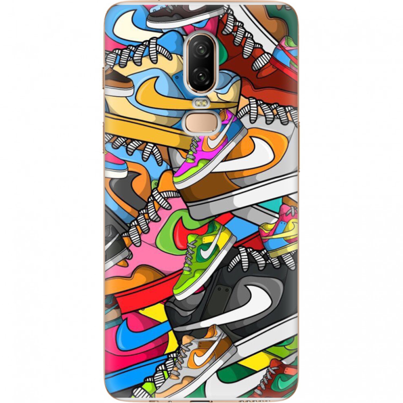 Чехол U-print OnePlus 6 Sneakers