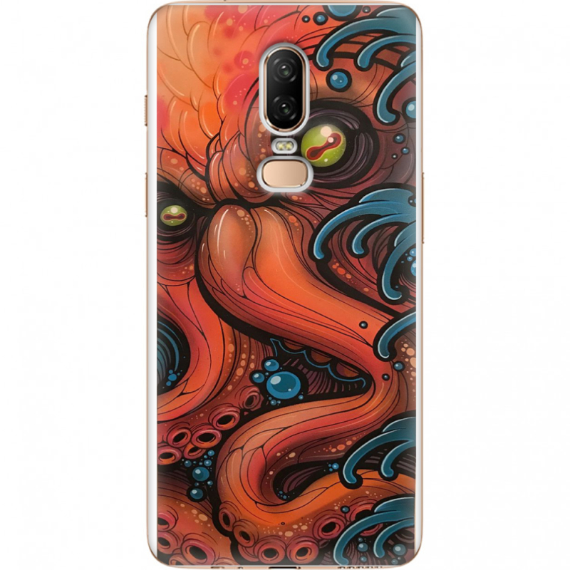 Чехол U-print OnePlus 6 Octopus