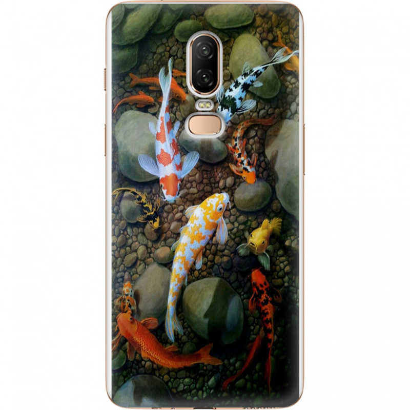 Чехол U-print OnePlus 6 Underwater Koi