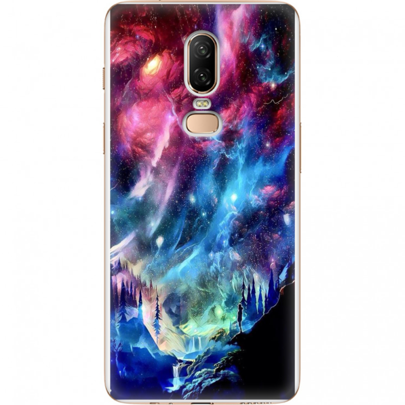 Чехол U-print OnePlus 6 Northern Lights