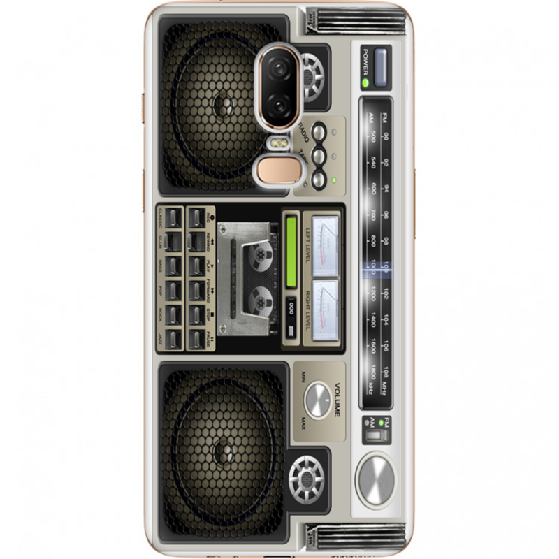 Чехол U-print OnePlus 6 Old Boombox