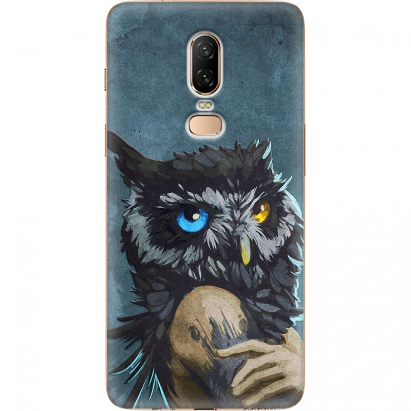 Чехол U-print OnePlus 6 Owl Woman