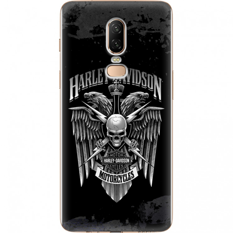 Чехол U-print OnePlus 6 Harley Davidson