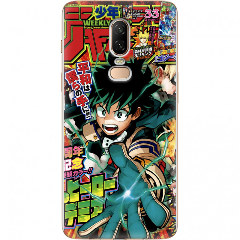 Чехол U-print OnePlus 6 My Hero Academia