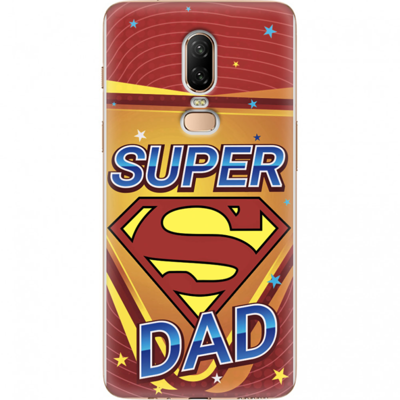 Чехол U-print OnePlus 6 Super Dad