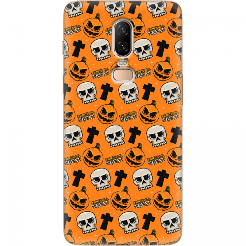 Чехол U-print OnePlus 6 Halloween Trick or Treat