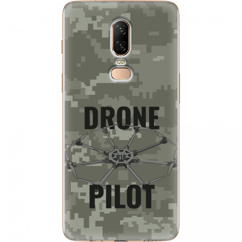 Чехол U-print OnePlus 6 Drone Pilot