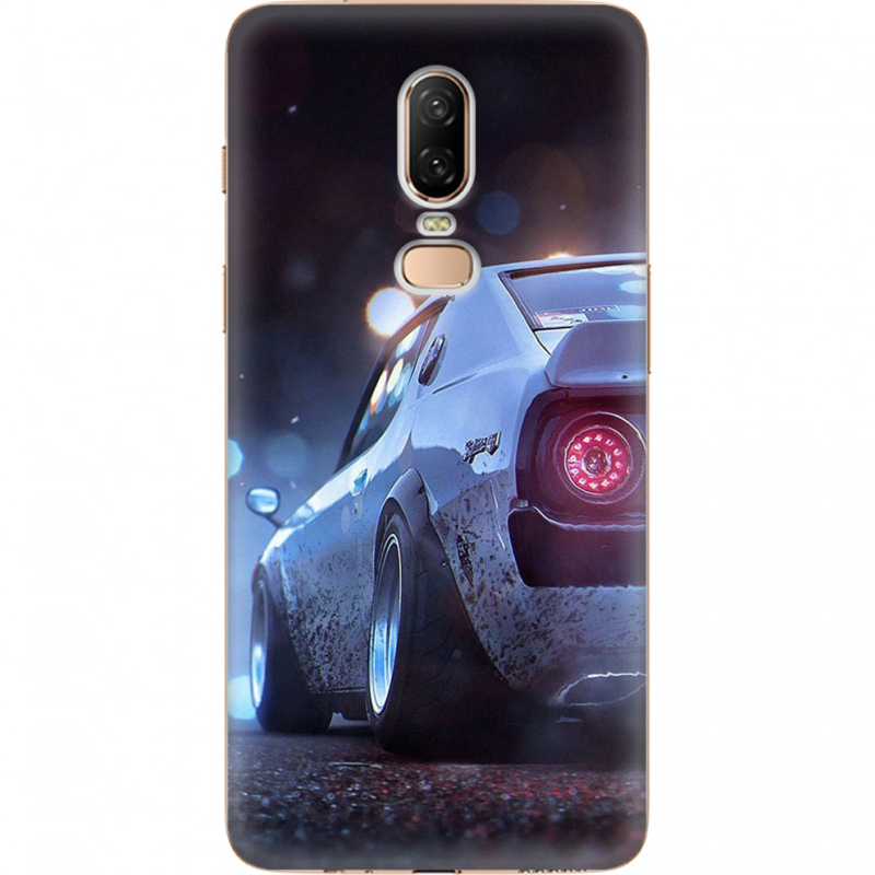 Чехол U-print OnePlus 6 Silver Car