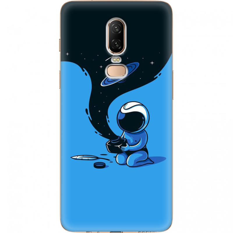 Чехол U-print OnePlus 6 Galaxy Art