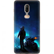 Чехол U-print OnePlus 6 Motorcyclist