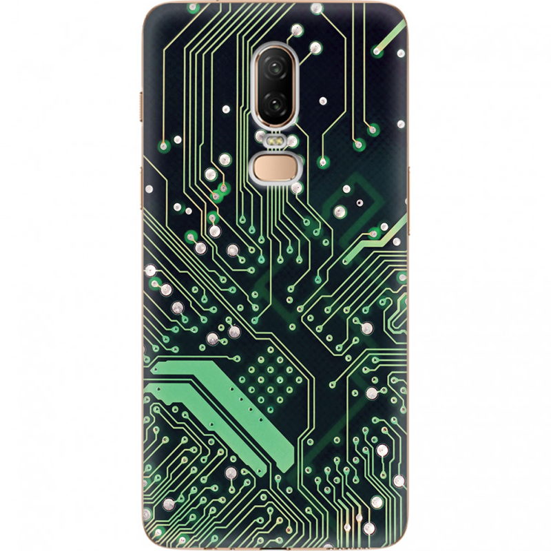 Чехол U-print OnePlus 6 Microchip