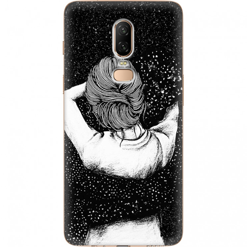Чехол U-print OnePlus 6 Hugging Stars
