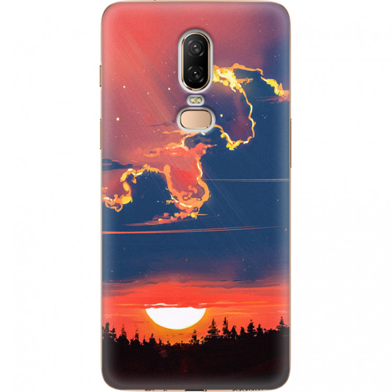 Чехол U-print OnePlus 6 Twilight