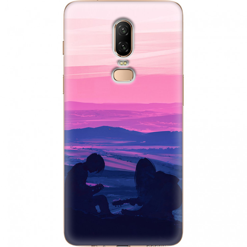 Чехол U-print OnePlus 6 Top of the World