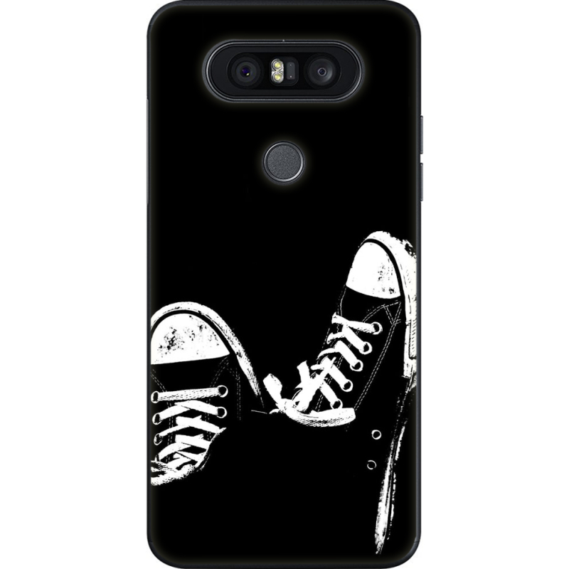 Чехол U-print LG Q8 Black Sneakers