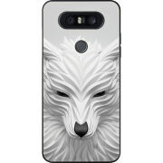 Чехол U-print LG Q8 White Wolf