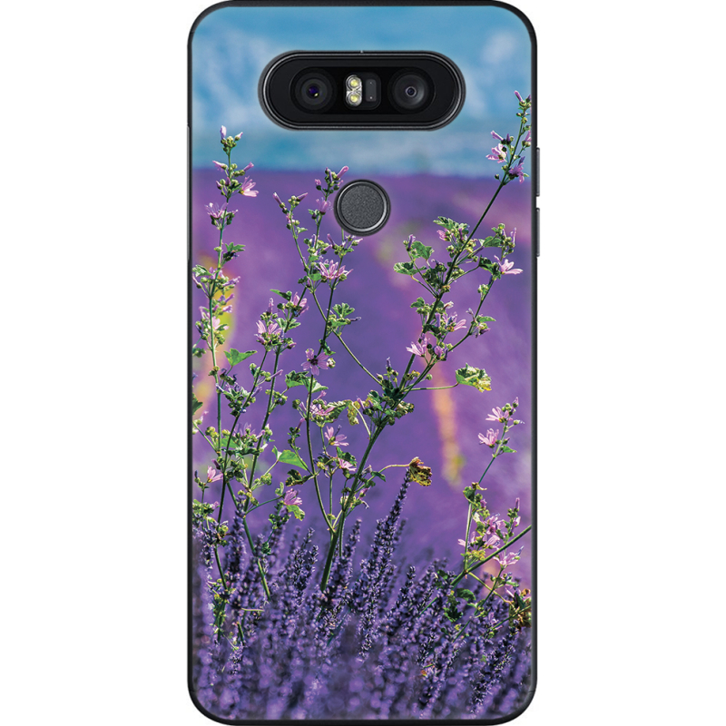 Чехол U-print LG Q8 Lavender Field