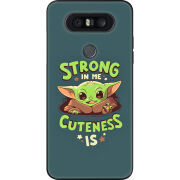 Чехол U-print LG Q8 Strong in me Cuteness is