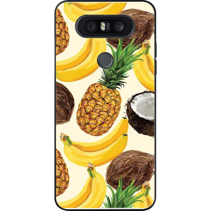 Чехол U-print LG Q8 Tropical Fruits