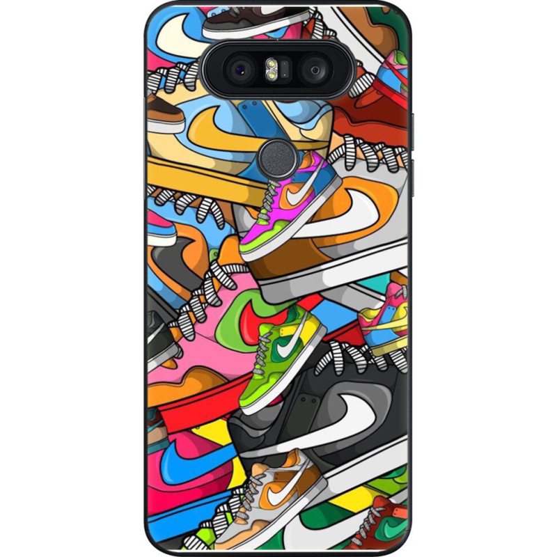 Чехол U-print LG Q8 Sneakers