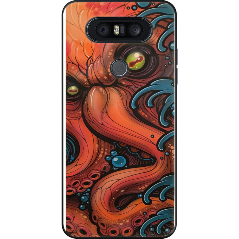 Чехол U-print LG Q8 Octopus