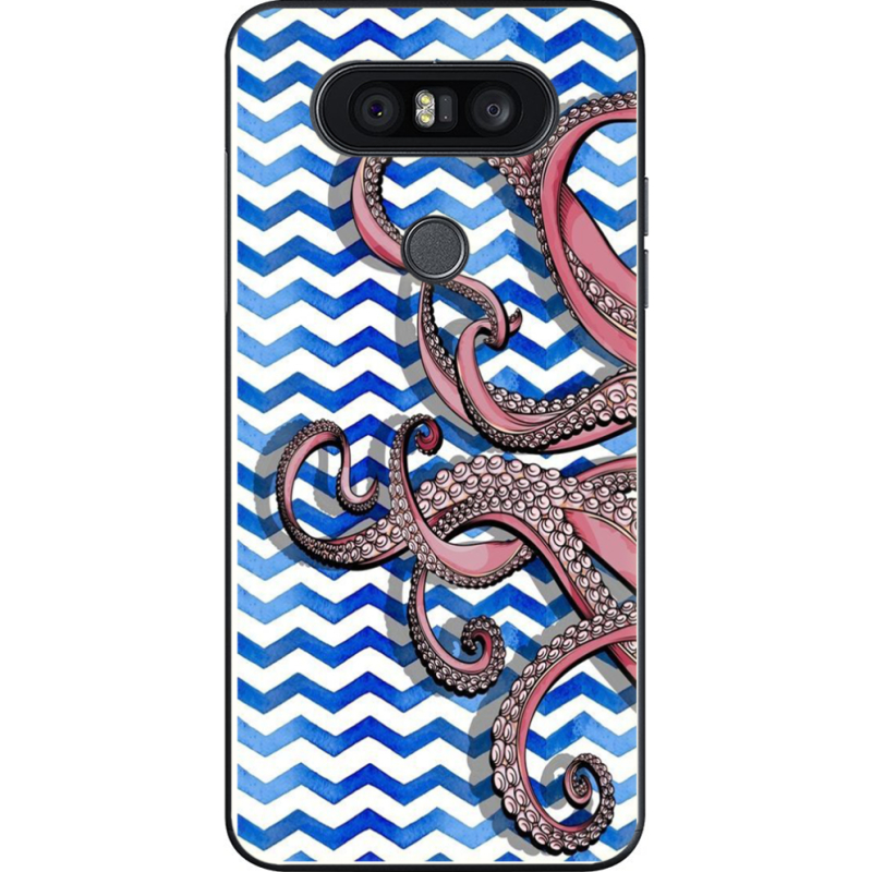 Чехол U-print LG Q8 Sea Tentacles