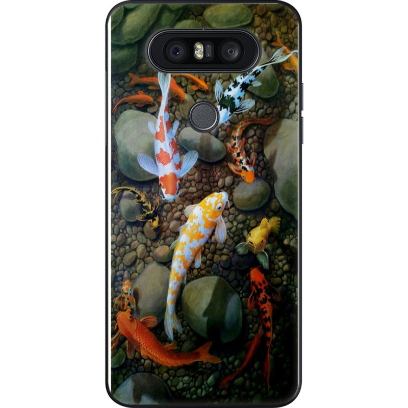 Чехол U-print LG Q8 Underwater Koi