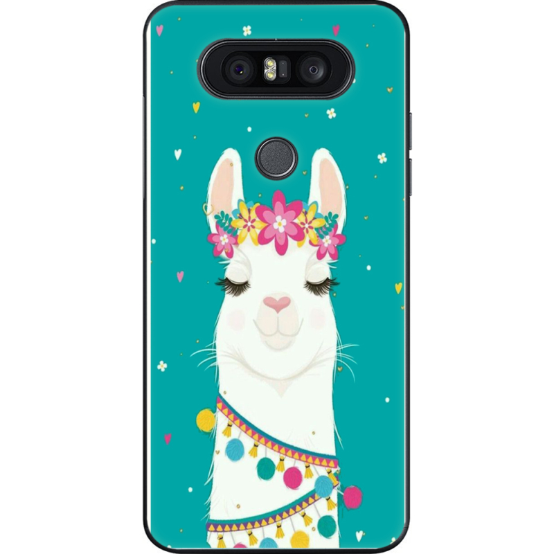 Чехол U-print LG Q8 Cold Llama